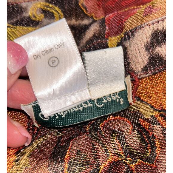 Coldwater Creek Ladies‎ Blazer Fall Colors, Animal print Size Petite Small PS - Picture 7 of 9